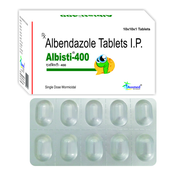 Albendazole IP 400 mg tablet