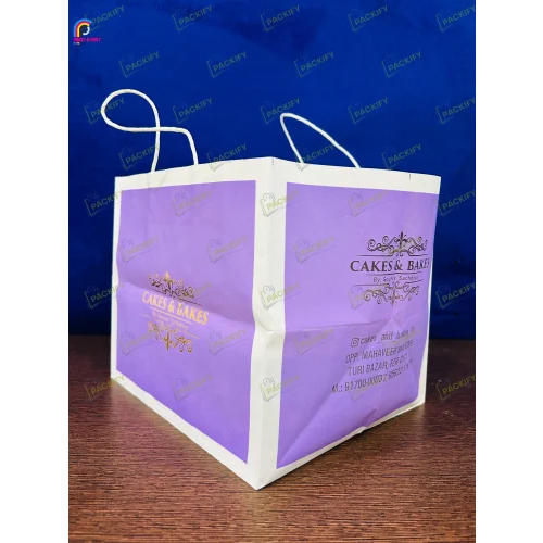 Printed Paper cake Bag