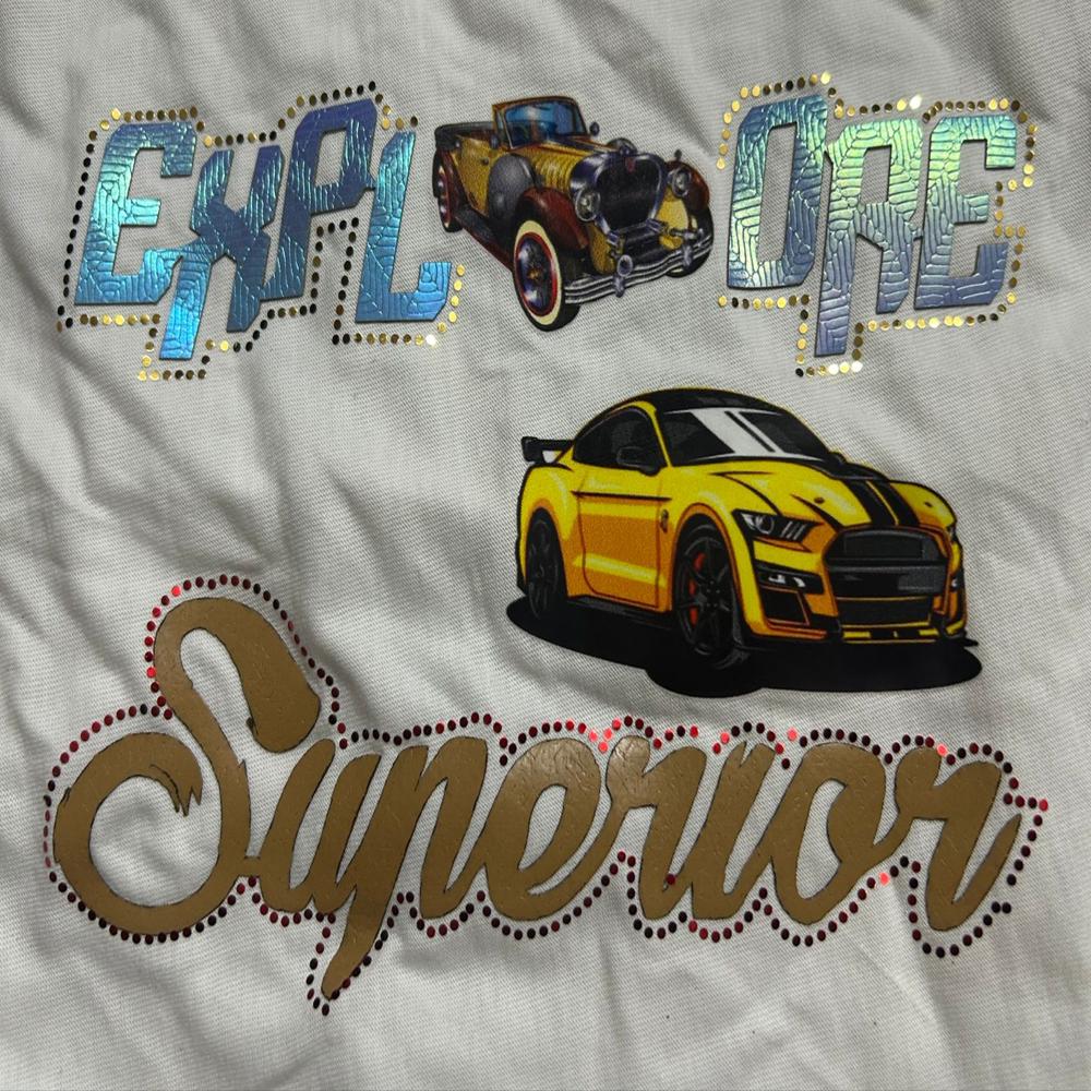 Boys Garment Sticker - Color: Multicolour