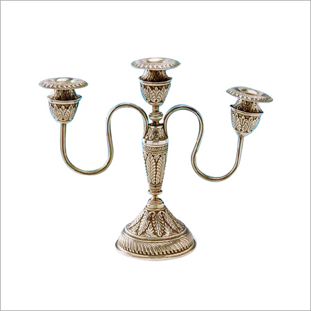 Silver Candle Stand