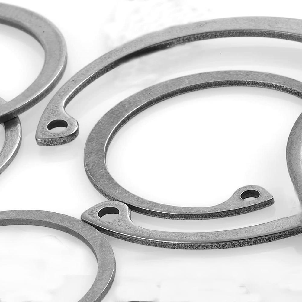 Double Coil Snap Ring - Color: Silver