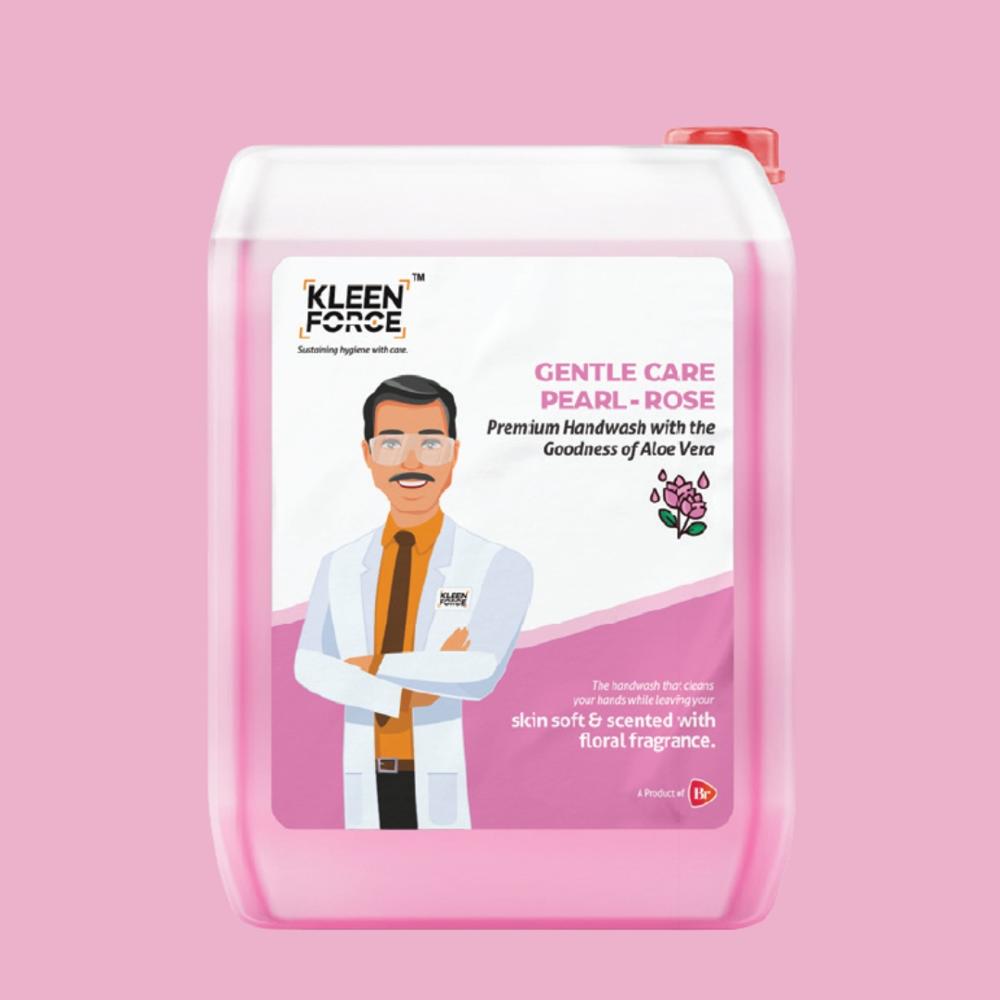 Kleen Force Gentle Care Pearl Rose Premium Hand Wash with Goodness of Aloe Vera