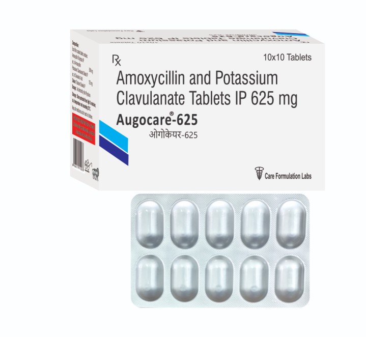 Amoxycillin 500 mg. + Potassium Clavulanate Diluted IP Equivalent to Clavulanic Acid 125 mg TABLET