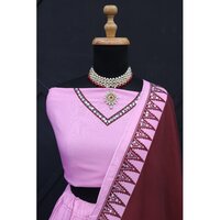 Code VC244 Purple Color Navratri Chaniya Choli