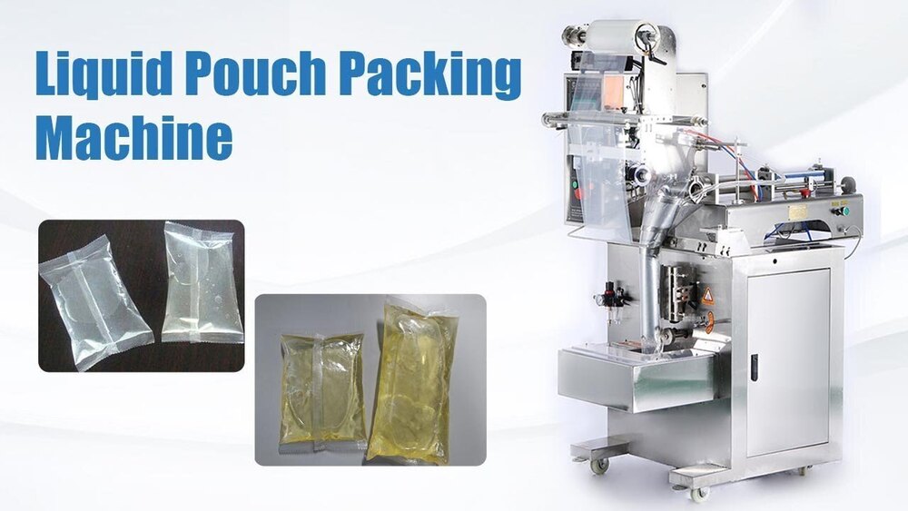 Liquid Pouch Packing Machine - Stainless Steel, 1500x800x1800 mm, 500 kg | 3 kW Power, Fills 50-500 ml, 60-120 Pouches/Min, Food & Industrial Use