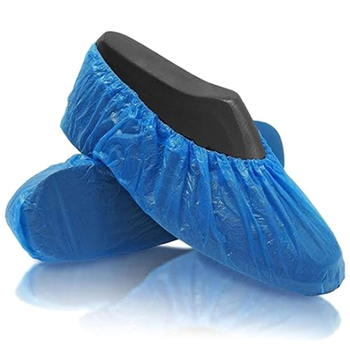 Plastic Shoe Cover - Polypropylene Material, Various Sizes Available , Comfortable and Secure Fit, Ideal for Hospitals and Laboratories, Blue Color