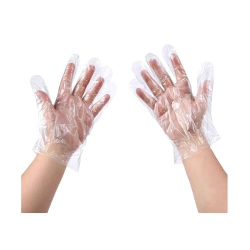 Plastic Gloves - Color: Transparent