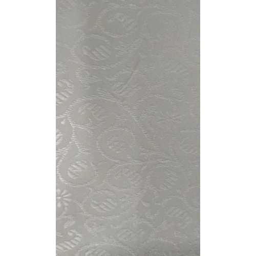 White Jacquard Fabric - Attributes: Washable