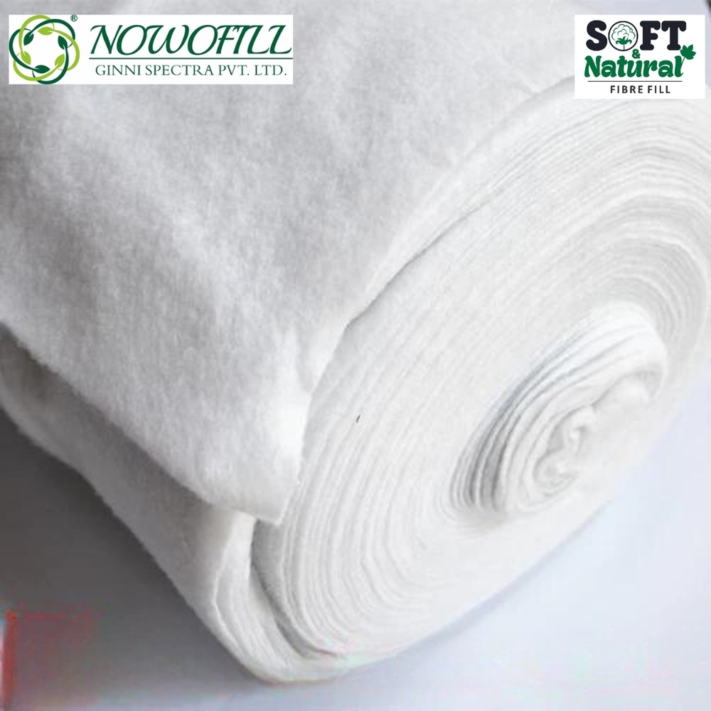 Bleach Cotton Wadding - High-Quality Cotton Material, Lightweight Yet Durable, Excellent Softness and Breathability, Ideal for Bedding and Upholstery