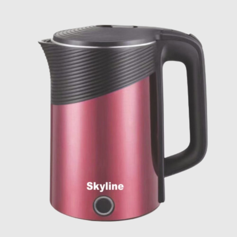 Skyline 1500W 1.8 L Double Wall Electric Kettle Fast Boiling, Safe & Stylish