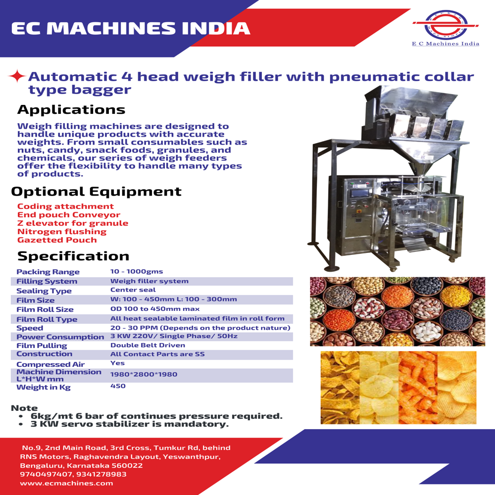 Automatic Chips Packing Machine - Stainless Steel Design , High-speed Operation And Precision Filling