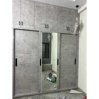 Sliding Door Wardrobe - Color: Grey