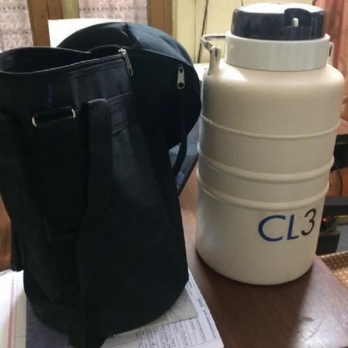 Cl3 Liquid Nitrogen Container - Color: White