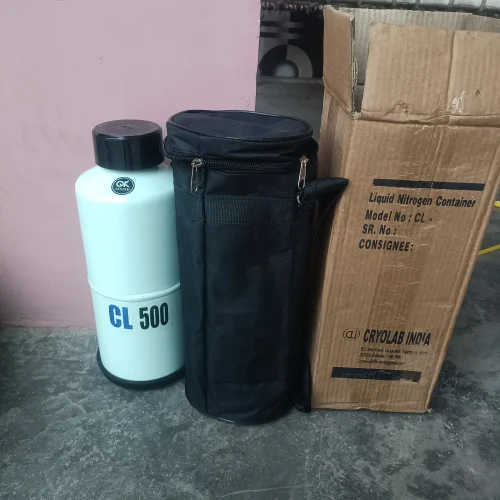 Cl500 Liquid Nitrogen Container - Color: White