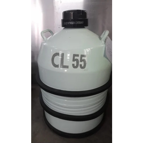 Cl 35 Liquid Nitrogen Container - Color: White