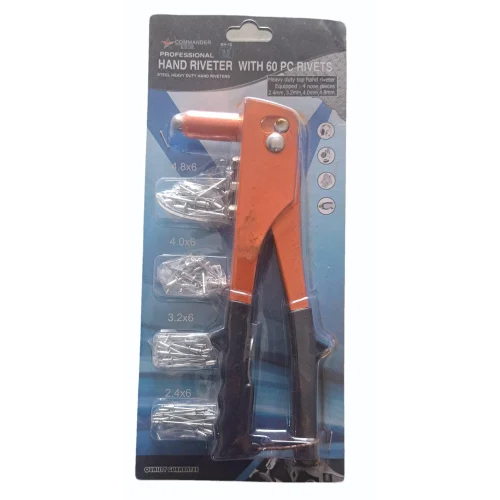 Hand Riveter Gun - Color: Black And Orange