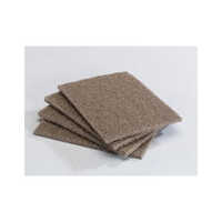 Abrasive Pads - High-quality Abrasive Material, Various Sizes And Shapes, Durable Brown Finish - Ideal For Industrial Cleaning And Polishing