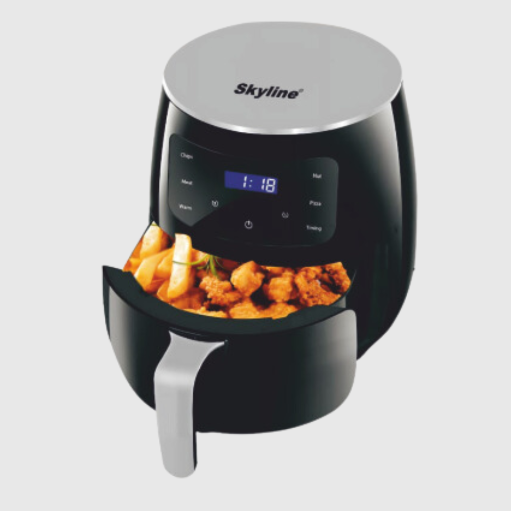 Skyline Digital Air Fryer 2000W, 5.2 Litres – Ultimate Large Capacity Healthy Cooking Solution