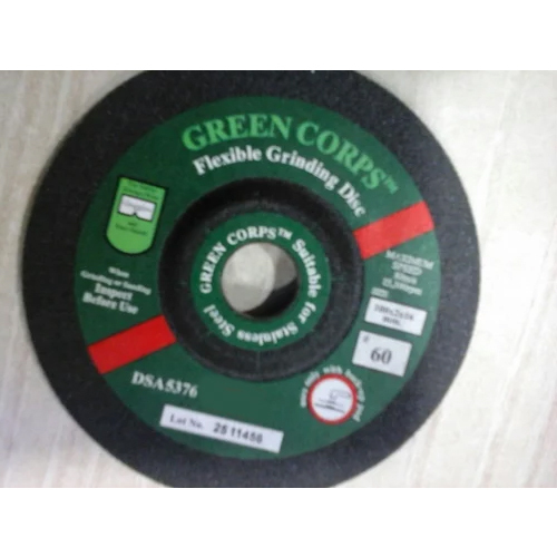 Green Corps Flexible Grinding Disc - Color: Black