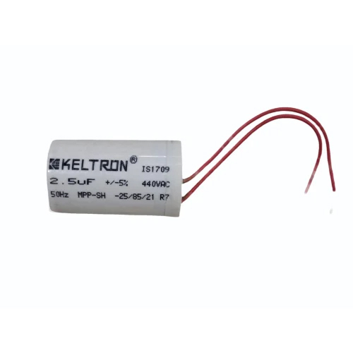 2.5 Mfd Keltron Capacitor - Application: Fan