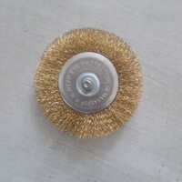 Brass Cup Brush - Durable Brass Bristles, Multi-size Options | Ideal For Heavy-duty Industrial Cleaning Of Metal And Concrete Surfaces