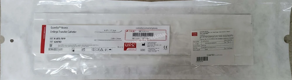 Cook Medical E.T. Catheter - Precision-Engineered for Embryo Transfer Optimal Control and Navigation for Enhanced IVF Outcomes