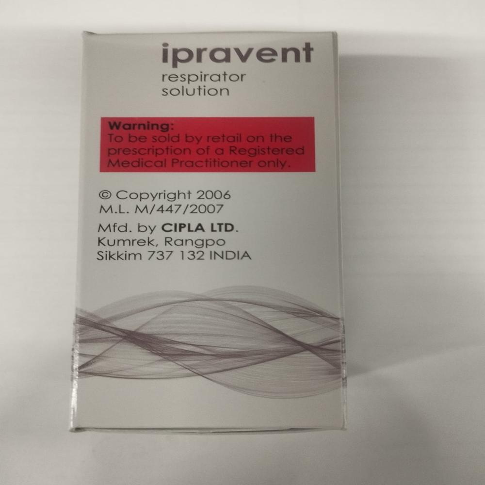 Ipravent (Respirator Solution ) - Drug Type: Injection