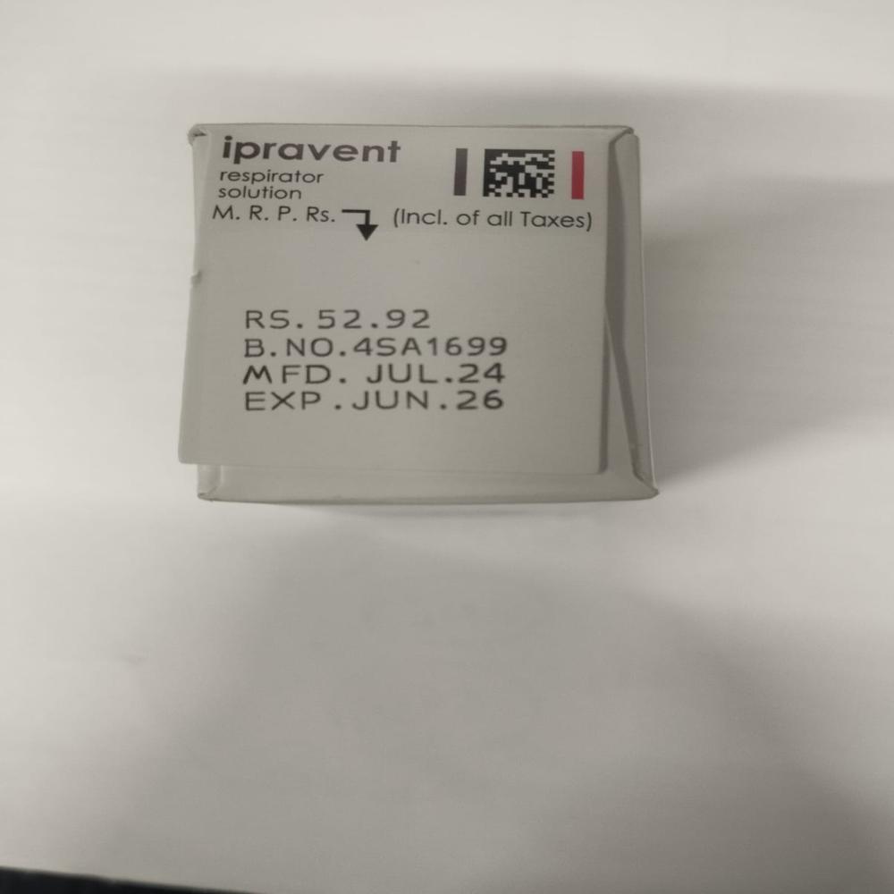 Ipravent (Respirator Solution ) - Drug Type: Injection