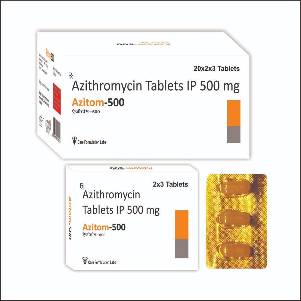 Azithromycin Anhydrous 500mg Tablet - Grade: Pharma