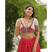 Code VC248 Digital Print Muslin Cotton Lehenga Choli