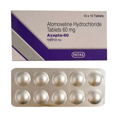 60 Mg Atomo Xetine Hydrochloride Tablets - Drug Type: General Medicines