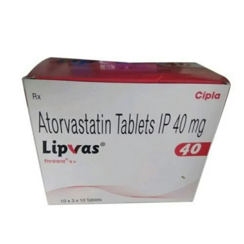 Atorvastatin Tablets IP - 40 mg Tablets, Pack of 30 | General Medicine for Cholesterol Management, Recommended Dosage by Doctor