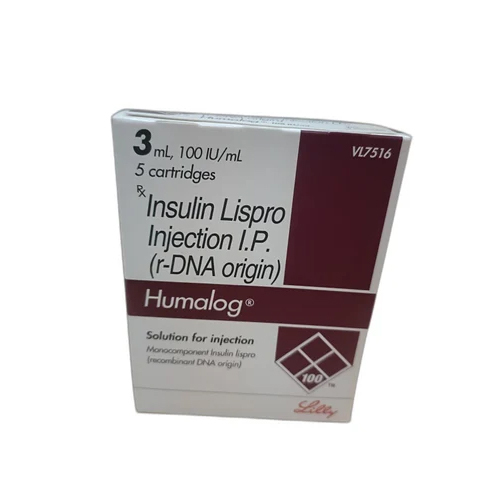 3 Ml Insulin Lispro Injection Ip - Physical Form: Liquid