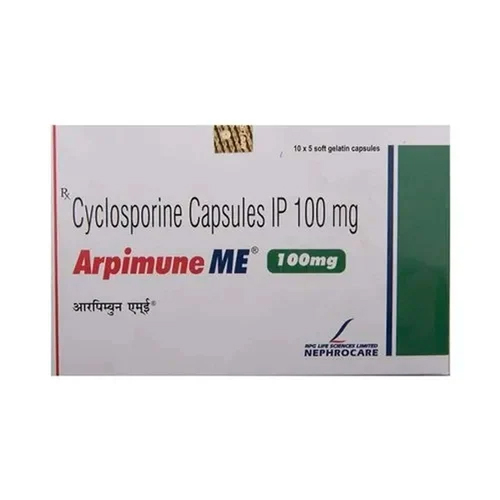 100 Mg Cyclosporine Capsules Ip - Drug Type: General Medicines