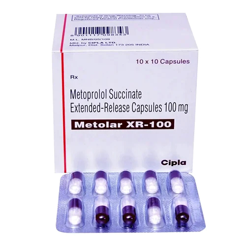 100 Mg Metoprolol Succinate Extended-Release Capsules - Drug Type: General Medicines