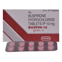10 Mg Buspirone Hydrochloride Tablets Ip - Drug Type: General Medicines