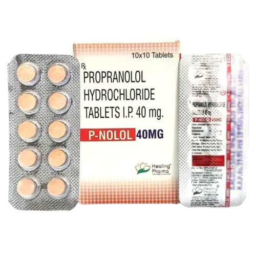 40 Mg Propranolol Hydrochloride Tablets Ip - Drug Type: General Medicines