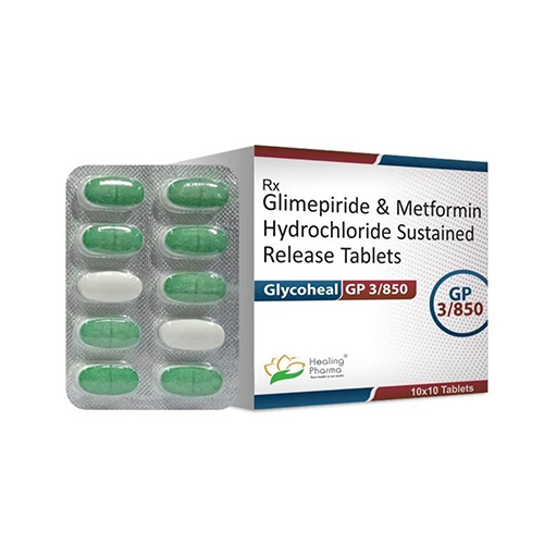 Glimepiride And Metformin Hydrochloride Sustained Release Tablets - Dosage Form: Solid