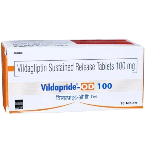 100 Mg Vildagliptin Sustained Release Tablets - Dosage Form: Solid