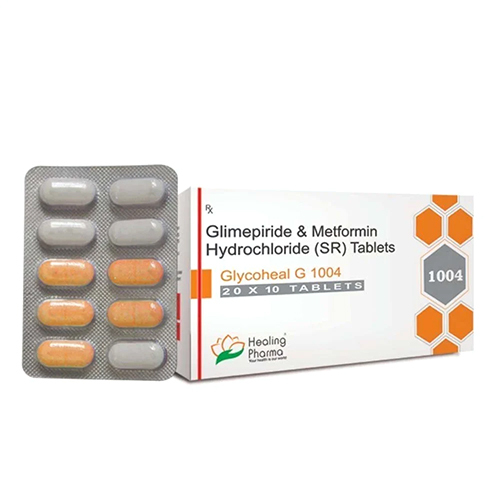 Glimepiride And Metformin Hydrochloride Sr Tablets - Color: White