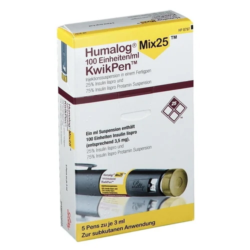 Humalog Mix 25 Kwik Pen - Dosage Form: Solid