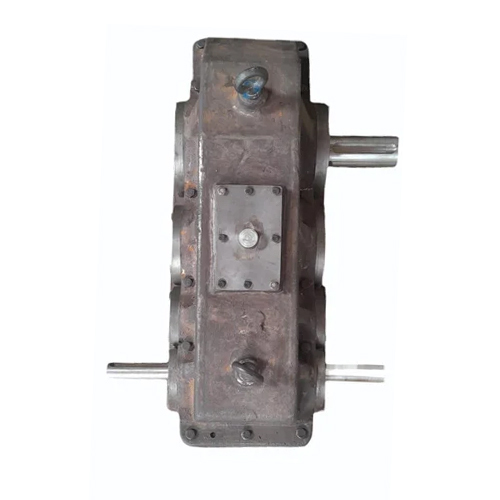 10Hp Mild Steel Gearbox - Color: Silver