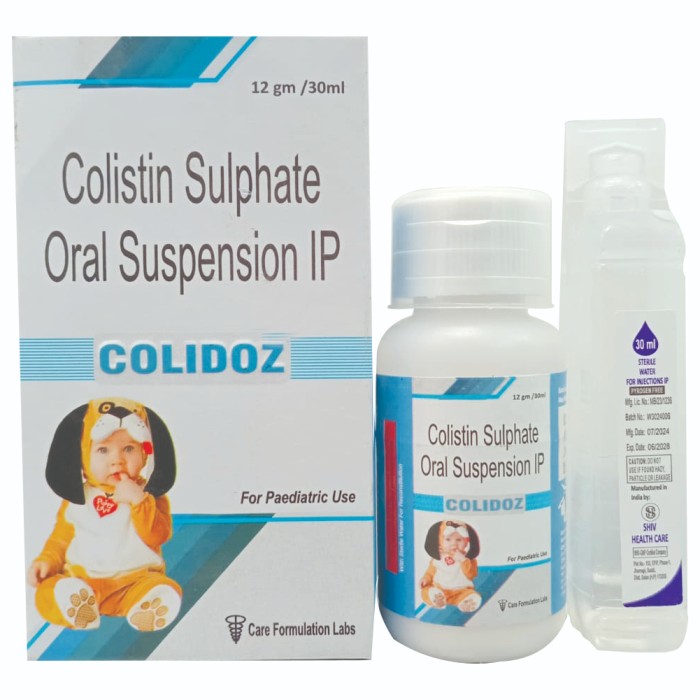 Colistin Sulphate oral suspension