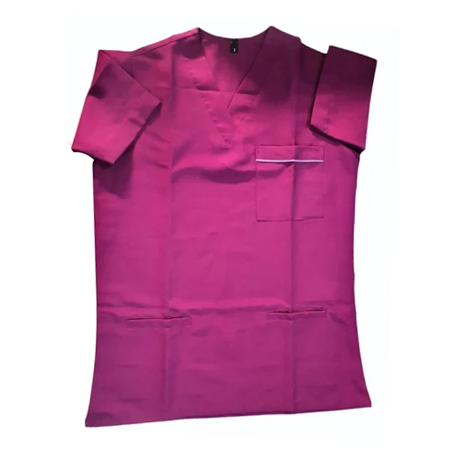 V- Neck Doctor Ot Scrub - Fabric Type: Cotton