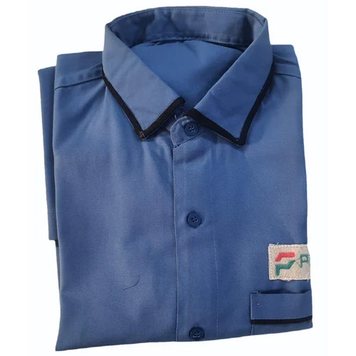 Blue Women Nursing Uniform - Fabric Type: Cotton