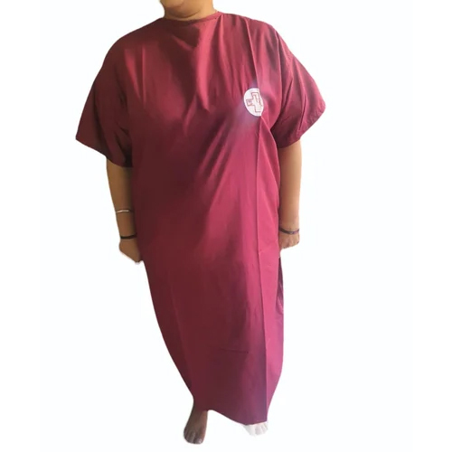 Surgical Patient Gowns - Color: Maroon