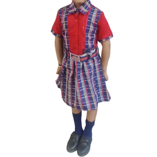 Girls Cotton School Uniform