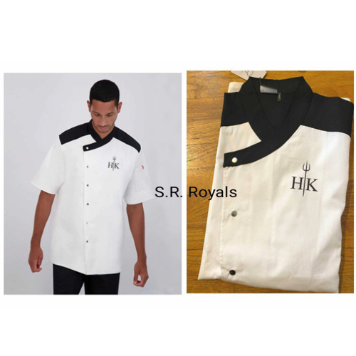 02_Kitchen Chef Uniform - Color: White And Black