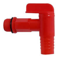 Pvc Red Taps - High-quality Plastic, Standard Size, Bright Red Color | Glossy Finish, Durable, Lightweight, Easy To Install, Corrosion Resistant