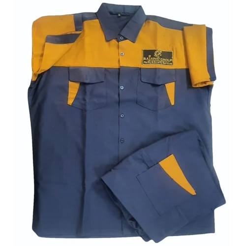 Cotton Security Guard Uniform - Color: Yellow (Base)